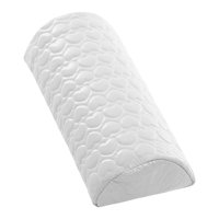 Magideal - Soporte Para Herramientas De Manicura Con Reposabrazos Para Uñas De Media Columna, Cojín Suave Para Accesorios, Almohada Para Reposabrazos De Cuero Pu Blanco