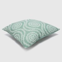 Zahr - Cojin Estampado Verde