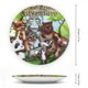 thumbnail image 2 of Amigos animales Plato decorativo de porcelana fina (bone china), plato decorativo de cerámica para hogar, oficina, soporte de pared, platos decorativos para dormitorio - 6 pulgadas (15 cm), 2 of 6