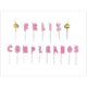 thumbnail image 1 of Velas Feliz cumpleaños rosa, 1 of 1