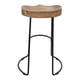 thumbnail image 2 of Taburete TUP THE URBAN PORT de madera natural hecho a mano de 24 pulgadas, 2 of 9