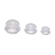 thumbnail image 4 of 3 Piezas Cupping Set Copa de Silicona para Masaje Relajante Ventosa de Succión Profesional Copa Terapéutica para Relajación Muscular Fácil de Limpiar Claro, 4 of 5