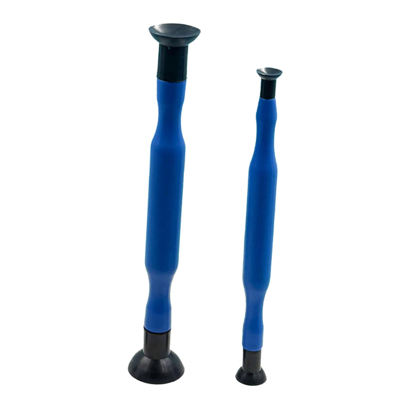 Magideal - 2 Herramientas Manuales Para Lapear Válvulas, Ventosas Que Ahorran Trabajo En La Reparación De Automóviles, Varilla De Pulido Manual Para Accesorios D Azul