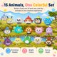 thumbnail image 2 of Bloques de Construcción IBLOTIME Pack de 15 Mini Animales, 2 of 6
