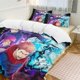 thumbnail image 2 of Jujutsu Kaisen Bedding Set Duvet Cover Comfortable and Lightweight Cartoon Bedding 3 Piece Bed Set, 2 of 5