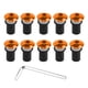 thumbnail image 1 of Tornillos Hovom M5 16 mm Aluminio Kit 10 Piezas Parabrisas, 1 of 3