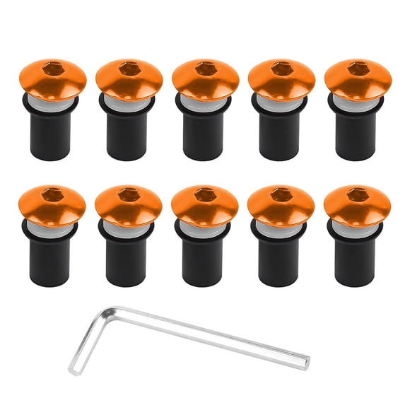 Tornillos Hovom M5 16 mm Aluminio Kit 10 Piezas Parabrisas