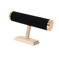 Magideal - Organizador De Brazalete De Joyería De Joyería Desktop Organizador De Brazalete Multifuncional Para Exhibición De Suministros De Negocios De Joyería Franela Negra