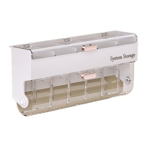 Magideal - Caja De Almacenamiento De Ropa Interior, Caja De Almacenamiento De Calcetines, Cajón De Montaje De Ropa Interior, Organizador De Sujetador Sin Perfora Blanco