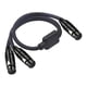 thumbnail image 1 of Conector Hembra XLR De 3 Pines A Cable De Audio Adaptador Divisor Y De Enchufe Hembra Dual 2, 1 of 5
