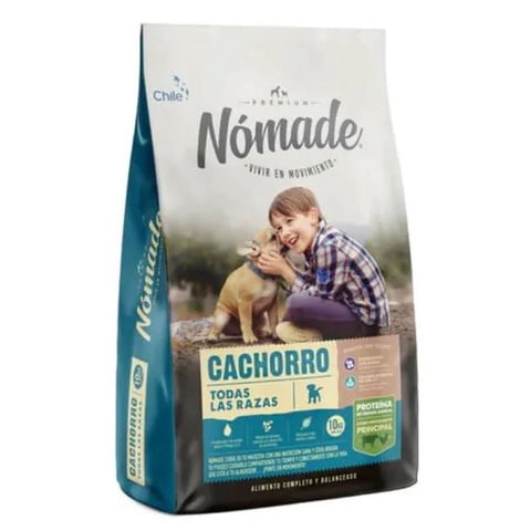 Nómade - Alimento Seco Perro Cachorro Bolsa, 10 Kg