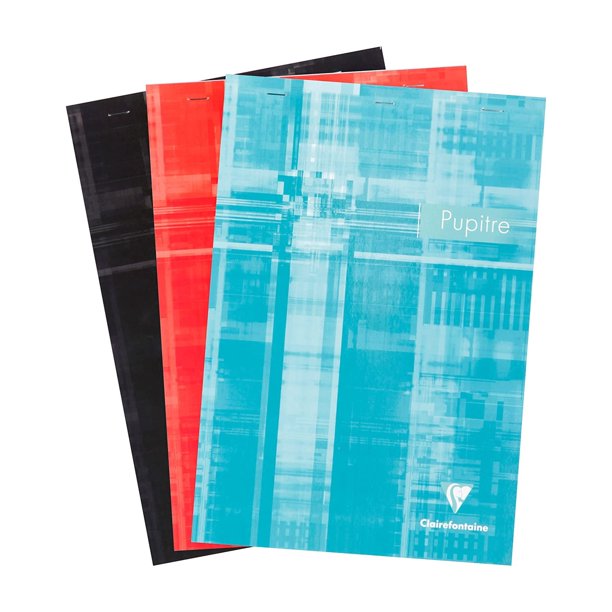Bloc de notas Clairefontaine Cuadriculado 80 hojas 22 × 30 cm (encuadernado con grapas)