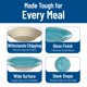 thumbnail image 5 of Carlisle FoodService Products Mingle Cuenco de Plástico Reutilizable con Borde Estilo Cerámica para Hogar y Restaurante, Melamina, 28,5 onzas, Aqua, 5 of 7