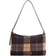 thumbnail image 1 of Bolso bandolera Harris Tweed mujer vintage cuadros hombro otoño invierno cuero bolsa trabajo viaje, 1 of 6