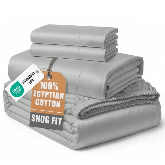 Sábanas LANE LINEN 100% algodón egipcio King Lime Stone