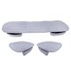 thumbnail image 4 of 1x Asiento De Coche Cojín Antideslizante De Invierno Funda De Asiento Transpirable Suave Suministros Gris, 4 of 5