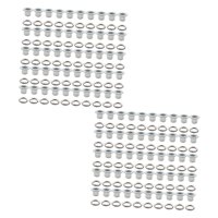 Bothyi - Kit De Herramientas Con Ojales, Ojales Pequeños De 5Mm Para Álbum De Recortes, Sombreros De Lona, Color Blanco, 100 Uds.