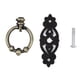 thumbnail image 2 of Retro China Un Agujero Tirar Cocina Muebles Gabinete Vintage Anillo Perilla Bronce, 2 of 3