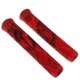 thumbnail image 2 of Bike Grips MTB BMX Cierre de manillar de ciclismo antideslizante en Grip 1 Par rojo-negro, 2 of 5