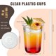 thumbnail image 3 of Vasos de plástico OBNIESEA 473 ml con tapas y pajillas, paquete de 100 unidades, 3 of 7