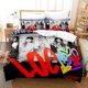 thumbnail image 1 of Korea ITZY LOCO Bedding Set Bed Set Aldult Kid Bedroom Duvetcover Sets bed sheet set, 1 of 5