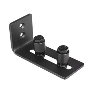 Magideal - Guía De La Puerta De Granero Ajustable Guía De La Pared Montado En La Pared Toboganes Metálicos De Metal De Instalación Fácil Guía Inferior Para La