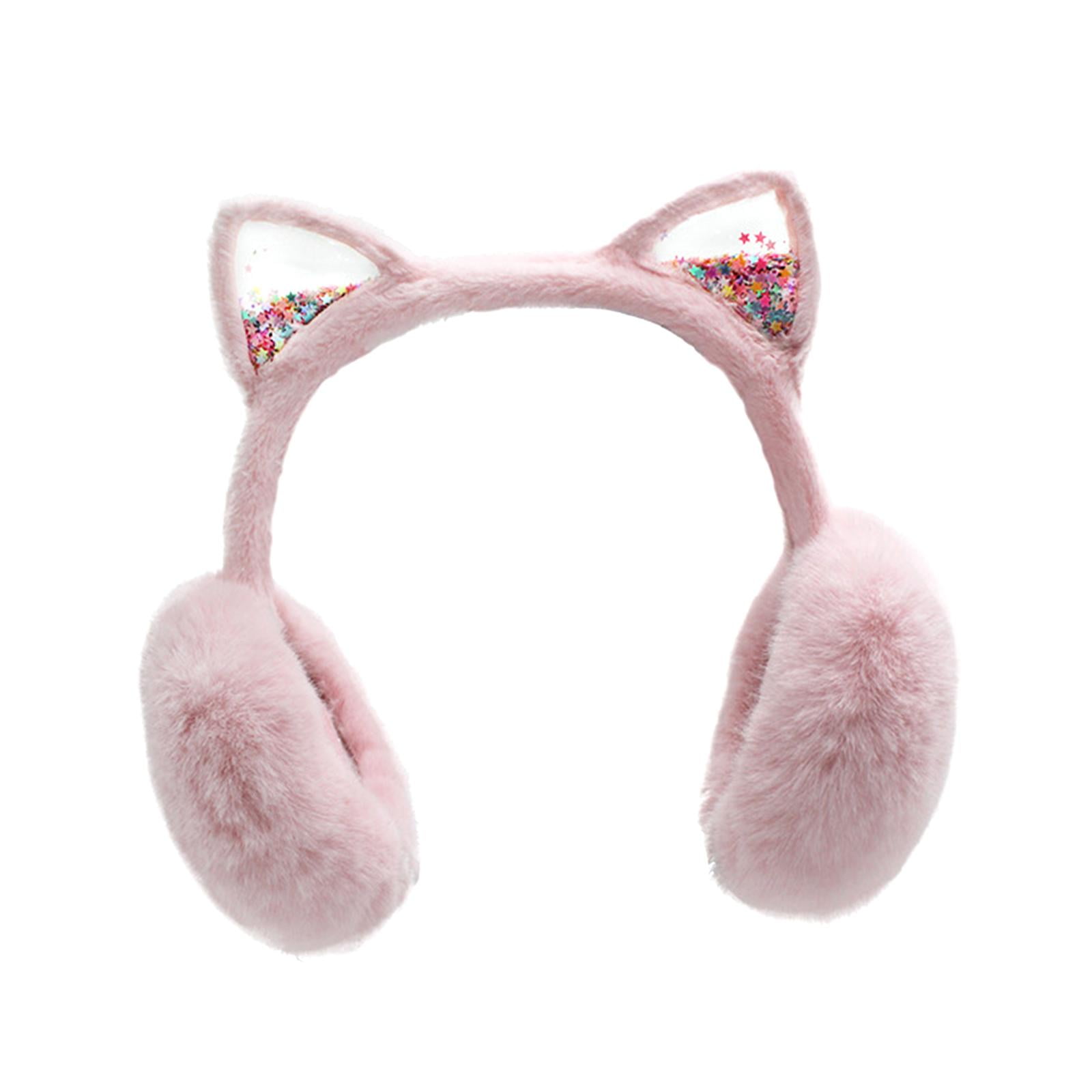 Bothyi - Orejeras De Invierno Para Niños, Calentadores De Orejas, Cubiertas Para Los Oídos, Para Viajar, Andar En Bicicleta Al Aire Libre, Color Rosa