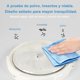 thumbnail image 3 of Lampara Plafon Redonda Solar 200w para Techo con Sensor Blanco, 3 of 3