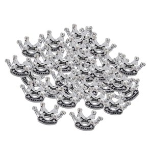 Bothyi - 50 Colgantes Encantadores De Corona 3D Para Collar, Manualidades, Joyería, Estilo B