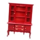 thumbnail image 3 of Gabinete De Casa De Muñecas Modelo 1:12 Gabinete De Madera Para Decoración De Dormitorio Sala De Estar Rojo, 3 of 5