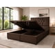 thumbnail image 1 of Cama Baul King Capitone Onyx Con Sistema Hidráulico Café, 1 of 6