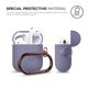 thumbnail image 3 of Funda de silicona elago para AirPods con llavero Lavanda gris, 3 of 8