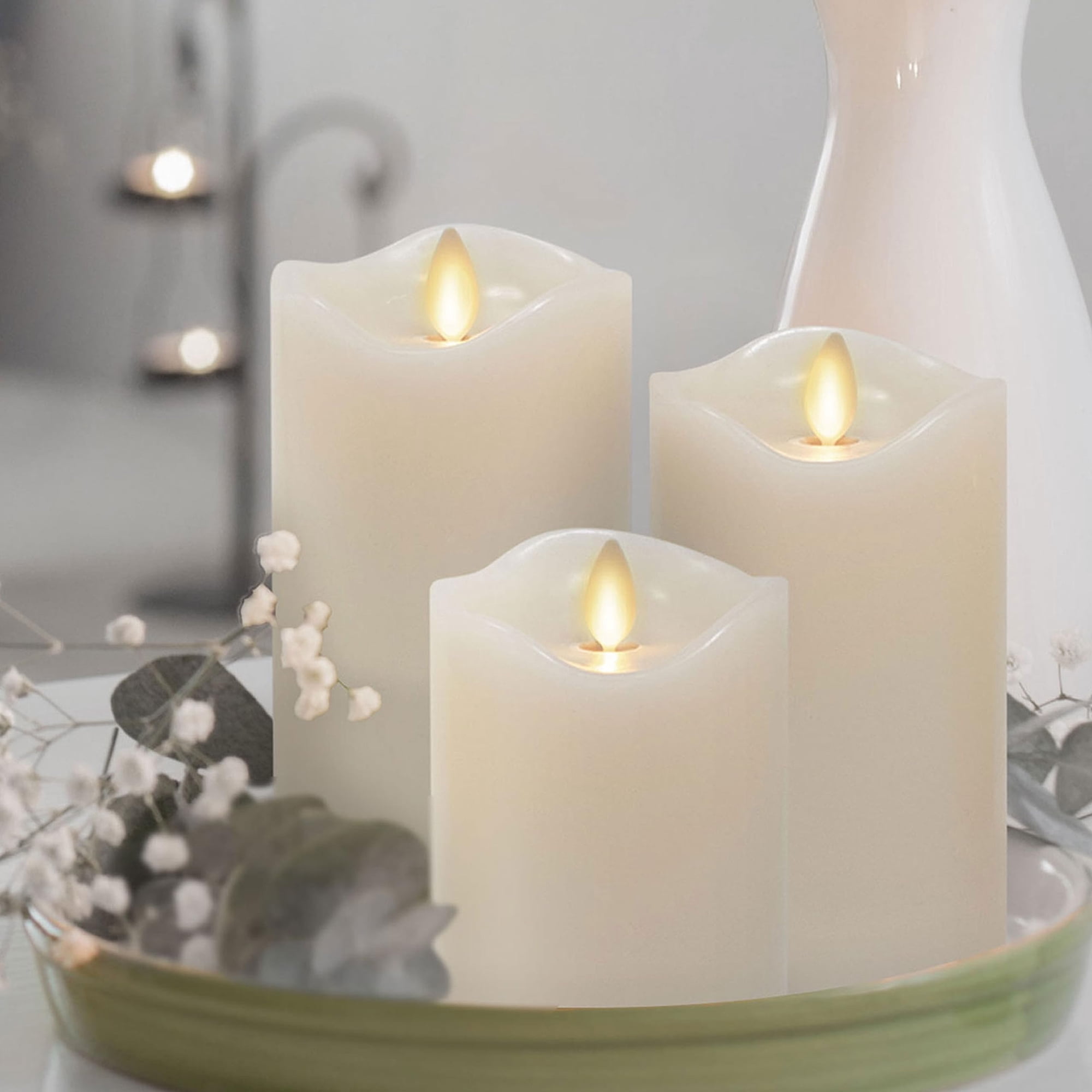 Juego De Velas Led Parpadeantes Sin Llama Matchless Candle Co.
