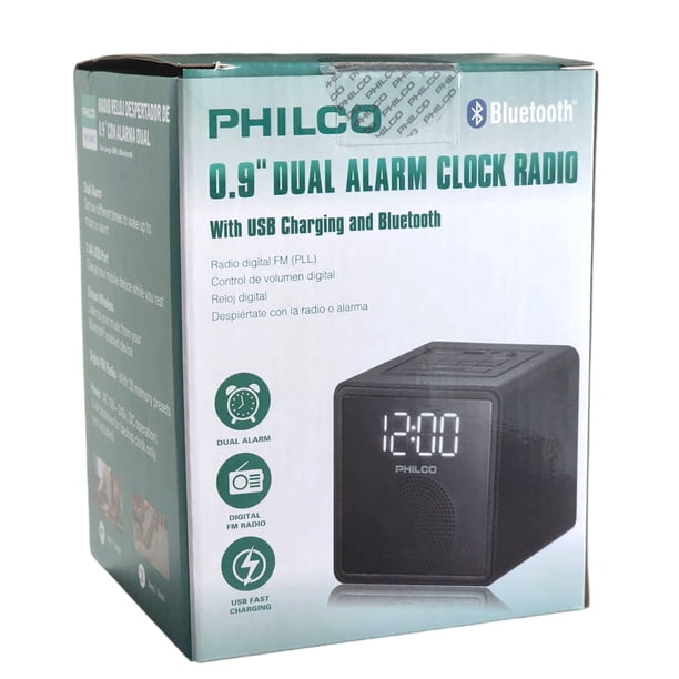 Radio Reloj Despertador Bluetooth Philco PAR3206BT Lider