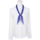 thumbnail image 2 of INSPIRE CHIC Bufanda de Chifón Sólida para Mujer Cinta Cuadrada de Satén Elegante Pañuelo para Regalo Oficina Talla Única Azul Profundo, 2 of 6