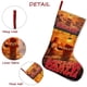thumbnail image 5 of Fiesta de Salchichas Foodtopia Tema: Calcetines de Navidad, fino lino blanco para colgar en escaleras y chimenea, decoración navideña para el hogar, regalo de Navidad.54cm×38cm, 5 of 5