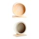 thumbnail image 1 of Rueda De Ejercicio De Carrera Suave De Madera Para Mascotas De 2 Piezas Con Soporte Ratones Hámsteres, 1 of 4