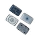 thumbnail image 3 of Juego de 4 platos para sushi, platos de sushi multiusos, modernos y rectangulares de cerámica para cena, para carne, postres, bodas y entretenimiento., 3 of 5