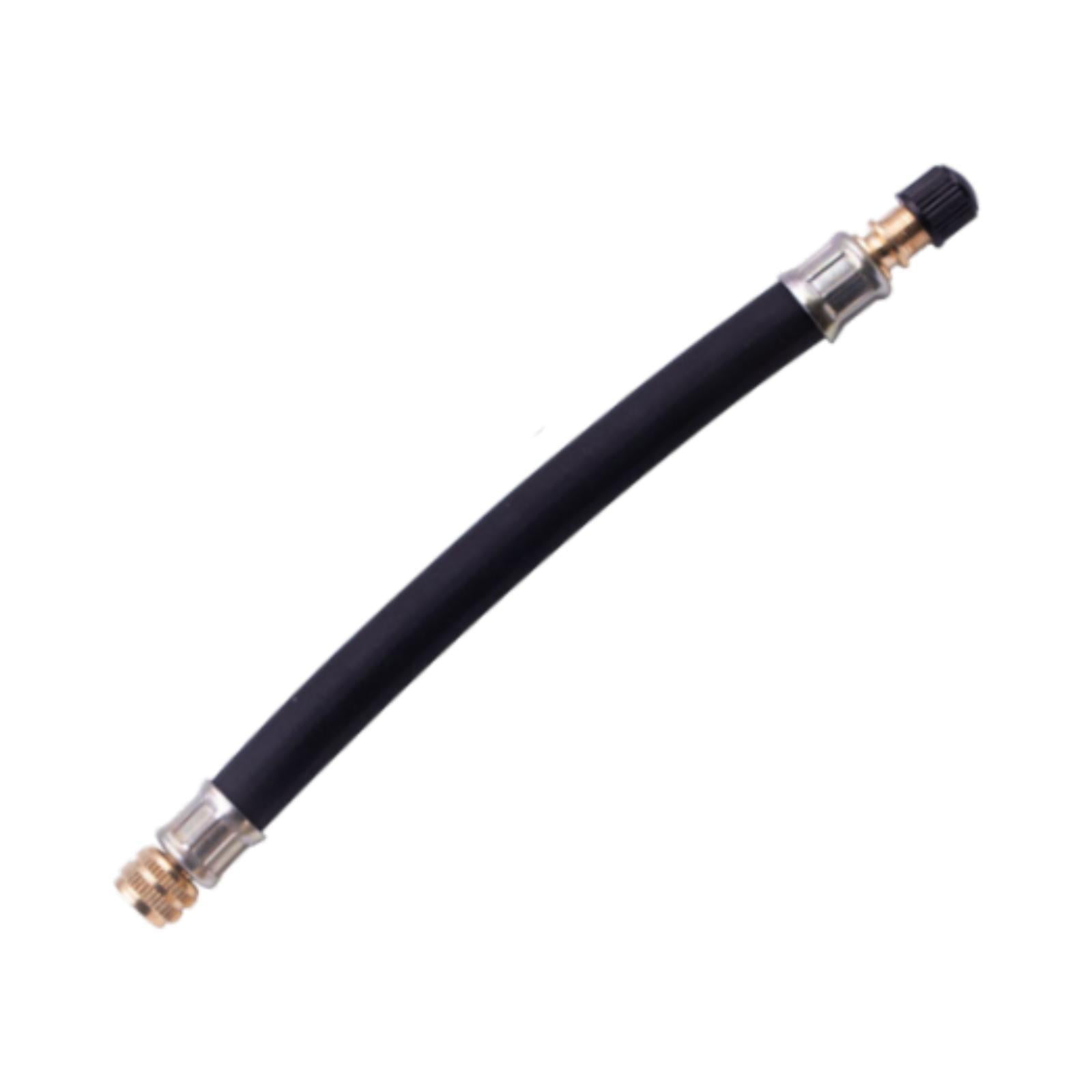Ioensy - Adaptador De Extensión De Válvula De Neumático Para Bicicletas Compresor De Aire Portátil Bicicletas Manga De Goma De 180 Mm