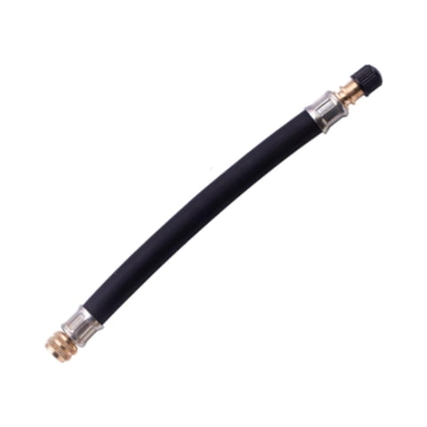 Ioensy - Adaptador De Extensión De Válvula De Neumático Para Bicicletas Compresor De Aire Portátil Bicicletas Manga De Goma De 180 Mm