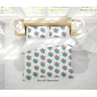 Milsleep - 3D Cartoon Animal Monsters Pattern Quilt Cover Set Bedding Set Duvet Cover