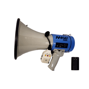 Megáfono Con Mic De Mano + Batería 50W Mavi