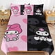 thumbnail image 1 of Kuromi Duvet Cover Set 3 Piece Bedding Set Double Sided Printing Decorative Comforter Cover Set, 1 of 5