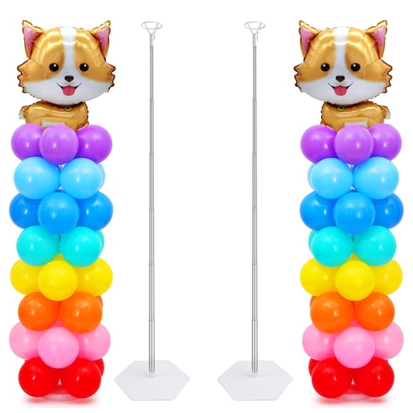 Kit de columnas de globos Chamvis 2 m para decoración de fiestas