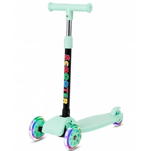 Genérico - Monopatín Scooter 3 Ruedas Kids Plegable Altura Ajustable