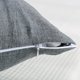 thumbnail image 4 of Funda de almohada EVOLIVE 54x21 cm Algodón Gris con Cremallera, 4 of 8