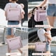 thumbnail image 5 of Mochila para pañales ALLCAMP grande multi‑bolsillos rosa, 5 of 5