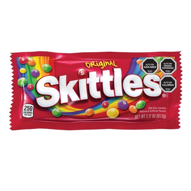 Caramelos Masticables Sabor Original 62 g Skittles