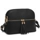 thumbnail image 1 of Bandolera Borla Bolsillo Con Cremallera Piel Vegana, 1 of 3
