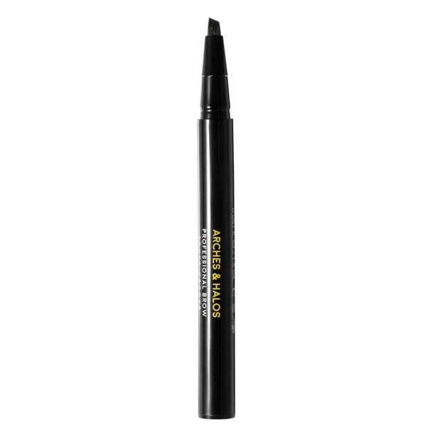 Lápiz para Cejas Resistente Al Agua con Punta de Cerdas en Ángulo - Castaño Rojizo de Arches and Halos para Mujeres - Lápiz para Cejas de 0.051 oz